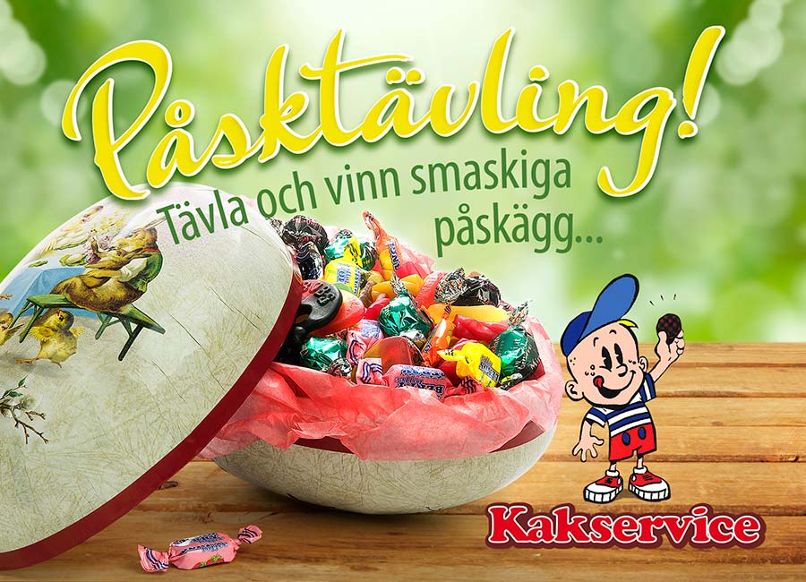 Påsktävling. Tävla och vinn smaskiga påskägg...