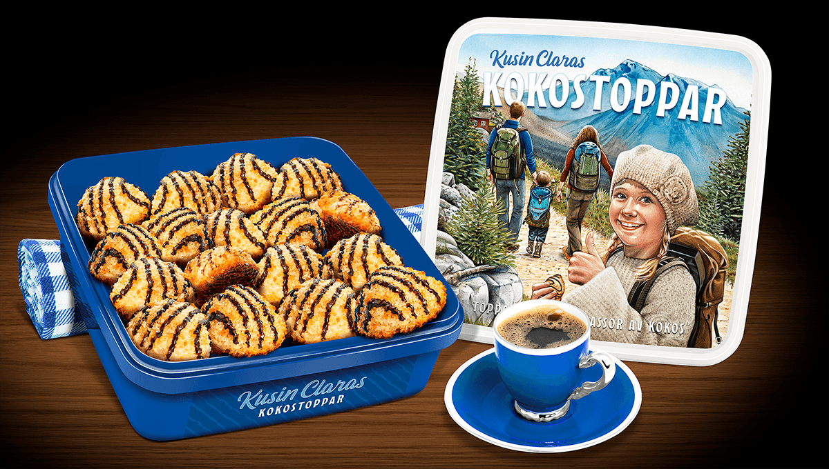 Kusin Claras Kokostoppar