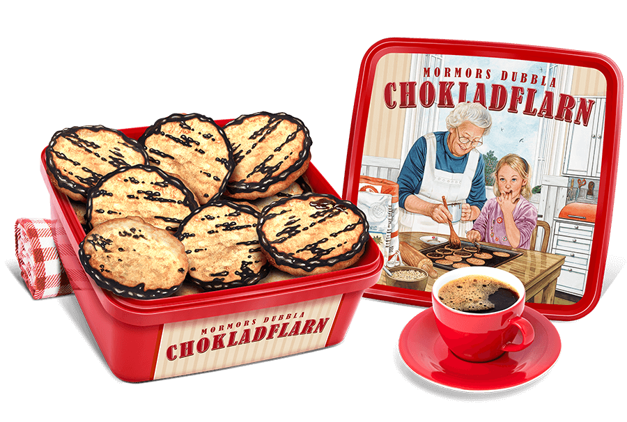 Mormors Dubbla Chokladflarn