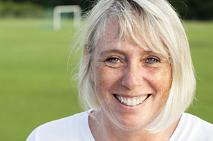 Marie Nilsson, lagledare i Ramlösa FF - laget tjänade 15 062 kr till laget