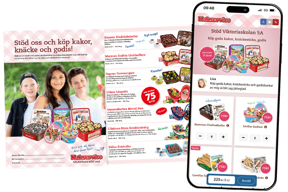 Säljkatalog och Webshop