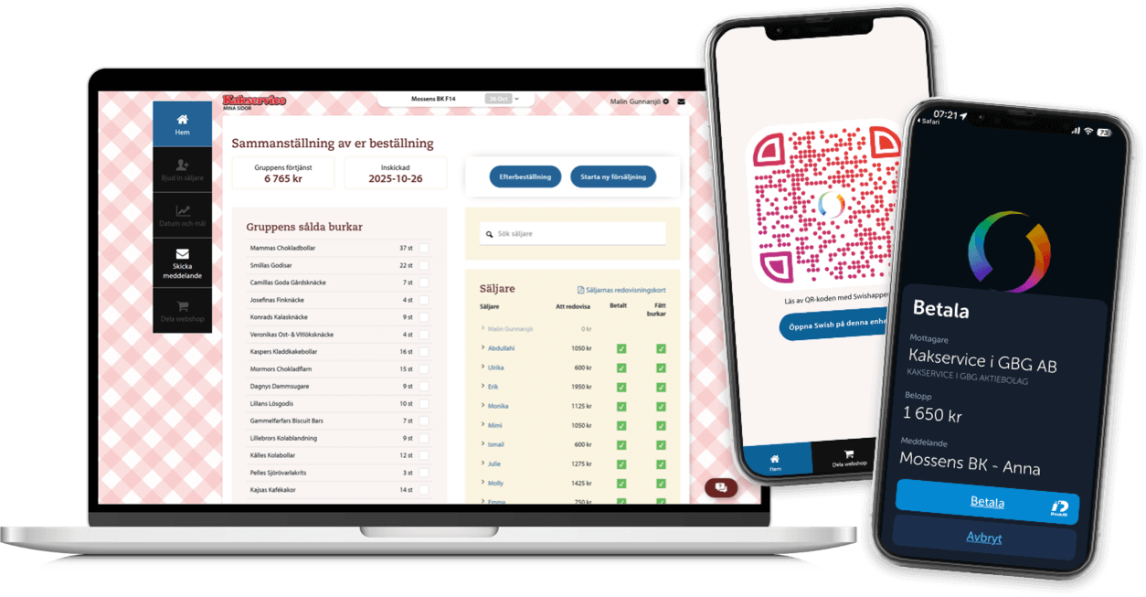 Kontantfri betalning med Swish