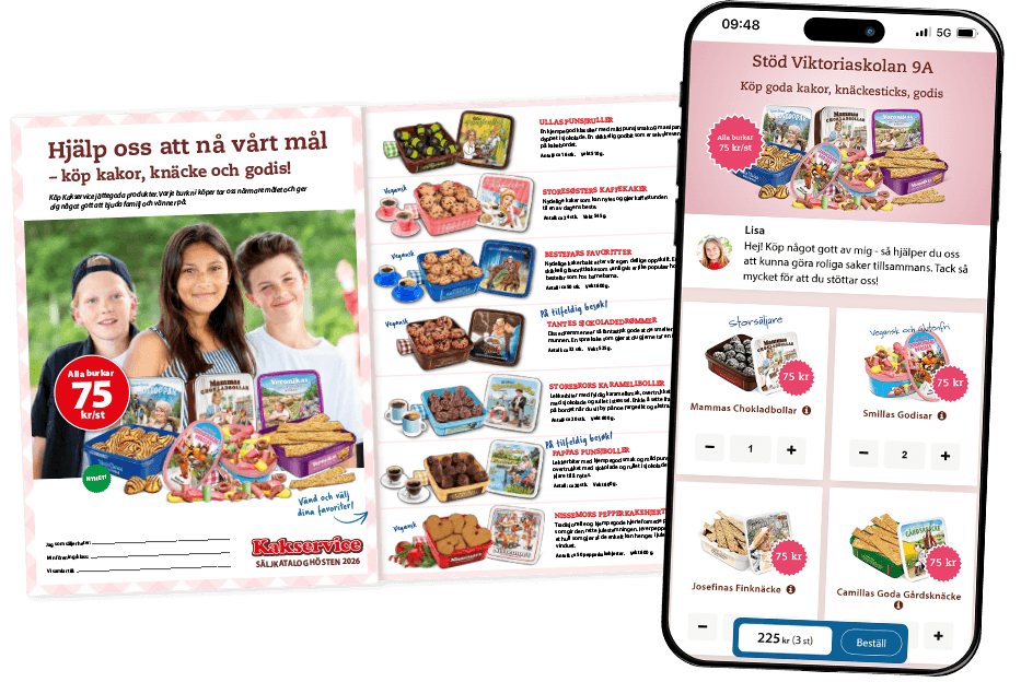 Säljkatalog och Webshop
